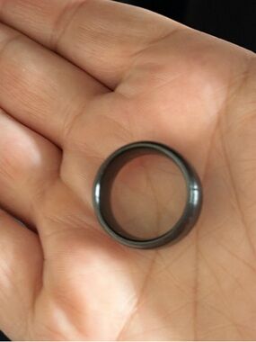 Black Tungsten Ring - Minimalist Band